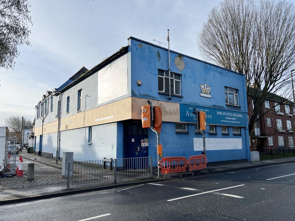 Lot: 81 - FORMER MEMBERS SOCIAL CLUB WITH PLANNING PERMISSION FOR EIGHT DWELLINGS - View of North Elevation from Church Street